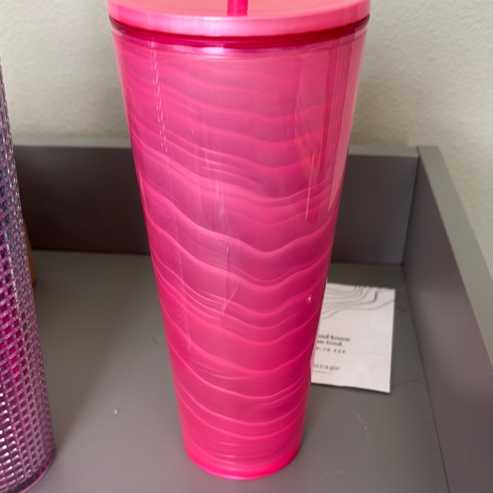 Starbucks Pink Spiral Drinkware Tumbler